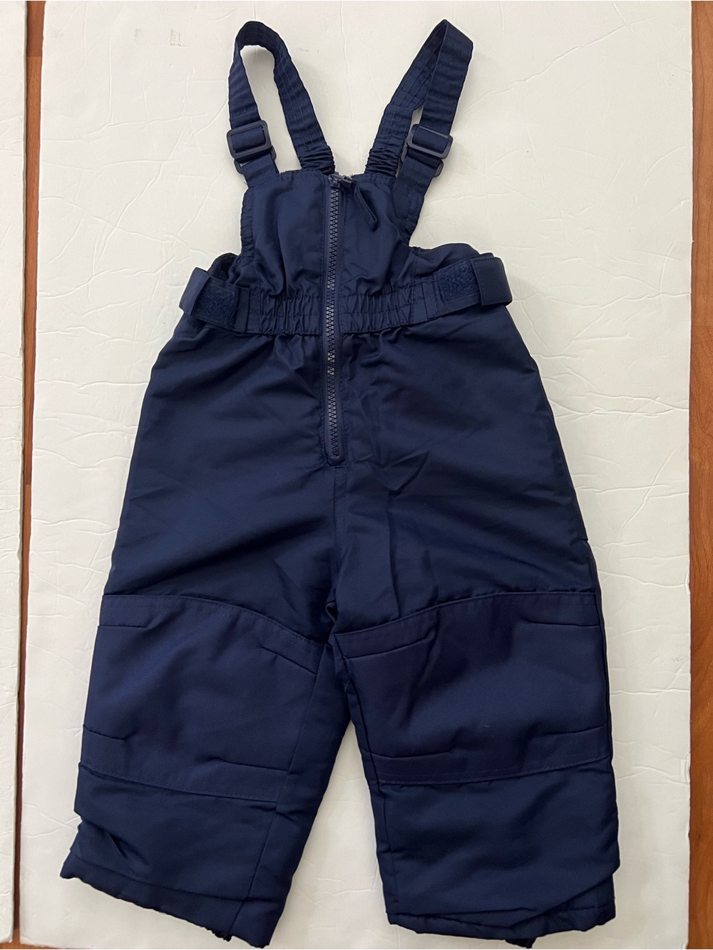 18m Cat & Jack Navy Blue Kids Snow Overalls with Adjustable Straps FREE SOCKS